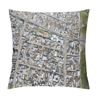 Personality  Aerial View Over A Township In South Africa Pillow Covers