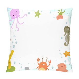 Personality  Underwater Background Pillow Covers