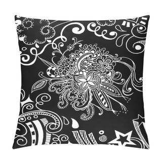 Personality  Hand Drawing Doodle Pattern Pillow Covers