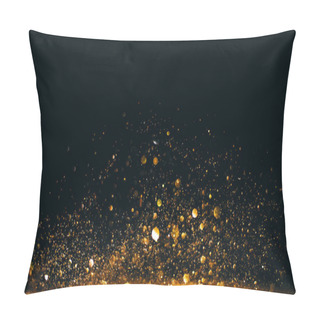 Personality  Glitter Vintage Lights Background. Defocused Pillow Covers