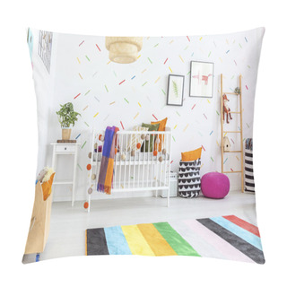 Personality  Colorful Carpet In Baby Room Pillow Covers