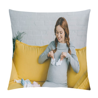 Personality  Pregnant With Newborn Shoes Pillow Covers