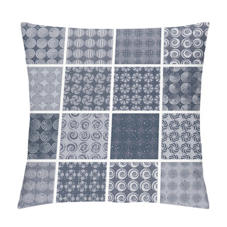 Personality  Retro Style Tiles Seamless Patterns Set 2. Pillow Covers