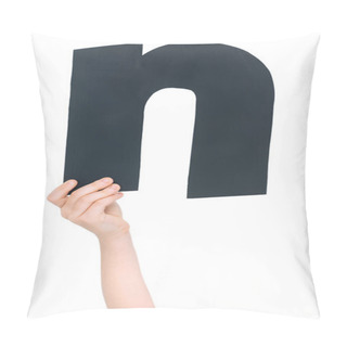 Personality  Alphabet Letter In Child Hand Pillow Covers