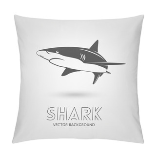 Personality  Shark Logo Pillow Covers