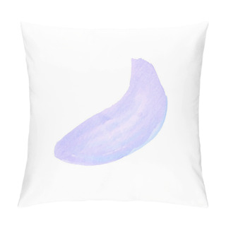 Personality  Vector Abstract Pastel Blue Watercolor Spot On White Background Pillow Covers