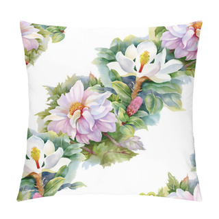 Personality  Chrysanthemums And Magnolias Pattern Pillow Covers