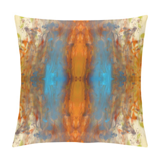Personality  Colorful Ink. Pillow Covers