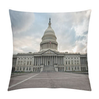 Personality  United States Capitol Building, Is The Meeting Place Of The United States Congress And The Seat Of The Legislative Branch Of The U.S. Federal Government. It Is Located On Capitol Hill At The Eastern End Of The National Mall In Washington, D.C. Pillow Covers