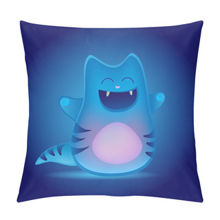 Personality  Cute Cartoon Cat Vector Pillow Covers