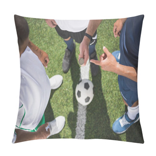 Personality  Referee And Soccer Players Pillow Covers