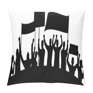 Personality  Lots Of Furious Protesting Pillow Covers