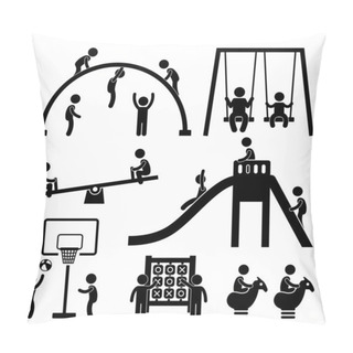 Personality  Children Playground Outdoor Park Pillow Covers