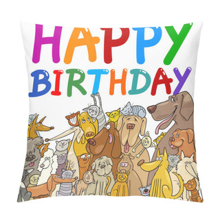 Personality  Happy Birthday Design Pillow Covers