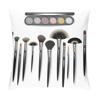 Personality  Makeup Brushes And Eye Shadow Pillow Covers