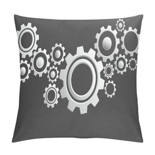 Personality  Gear System Pillow Covers
