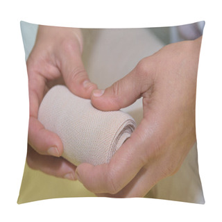 Personality  Lymphedema Management: Wrapping Leg Using Multilayer Bandages To Control Lymphedema. Part Of Complete Decongestive Therapy (cdt) And Manual Lymphatic Drainage (MLD) Pillow Covers