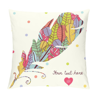 Personality  Cute Colorful Postcard Pillow Covers