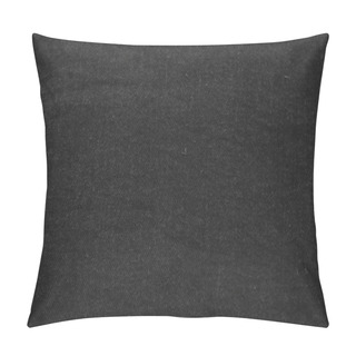 Personality  Close Up Of Black Jeans Fabric. Pillow Covers