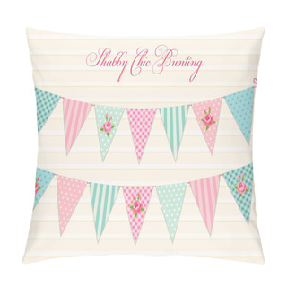 Personality  Baby Shower Bunting Flags Pillow Covers