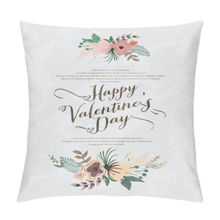 Personality  Romantic Valentine Card Pillow Covers