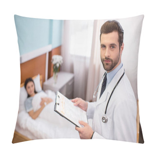 Personality  Male Doctor In Hospital Pillow Covers