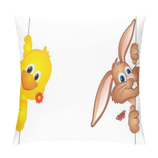 Personality  Easter Bachground Pillow Covers