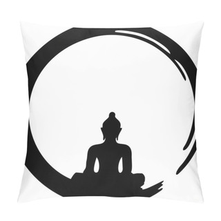 Personality  Enso, Zen Circle Of Enlightenment - Buddha Pillow Covers