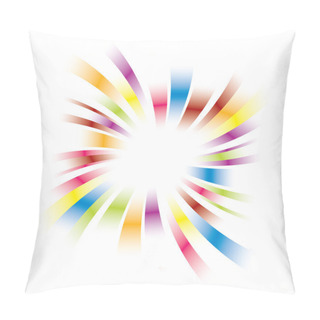 Personality  Rainbow Burst Design Pillow Covers