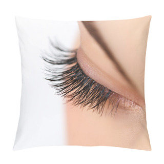 Personality  Woman Eye With Long Eyelashes Pillow Covers