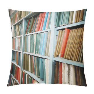 Personality  Bookshelves Concept Of Archive Pillow Covers