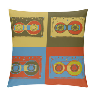 Personality  Tape Cassettes Pillow Covers