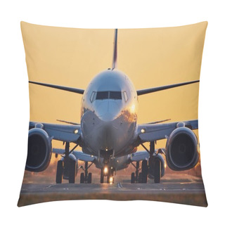 Personality  Evening Traffic At Airpot Pillow Covers