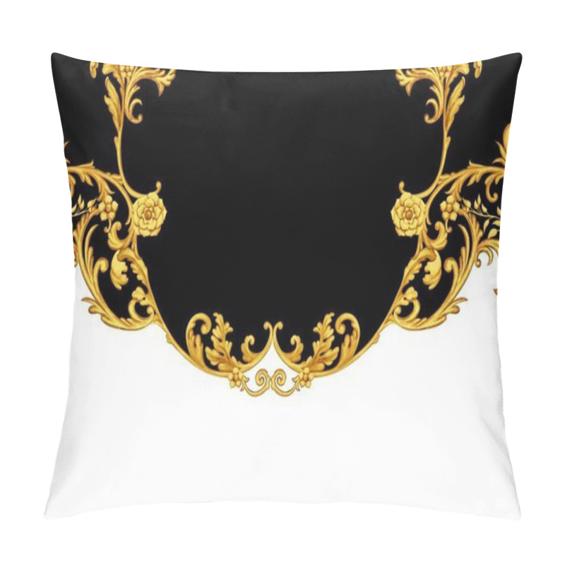 Personality   Golden baroque decorative composition pillow covers