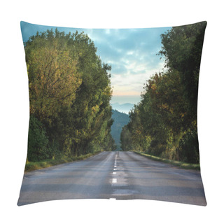 Personality  Open Road Background Pillow Covers