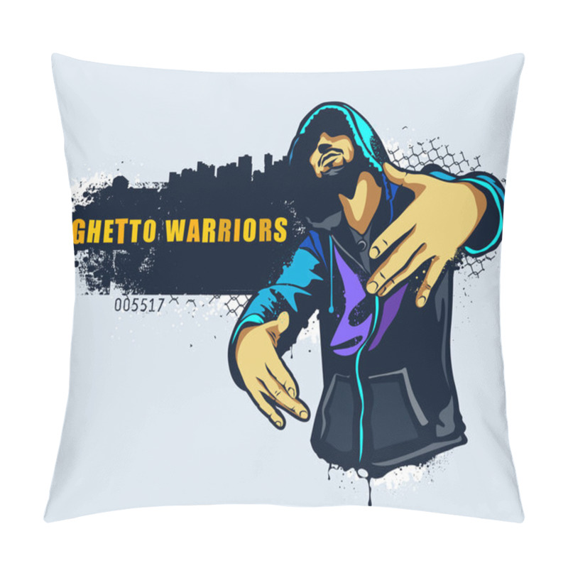 Personality  Young gangster pillow covers