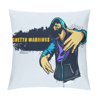 Personality  Young Gangster Pillow Covers