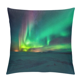 Personality  Northern Lights In Iceland Pillow Covers