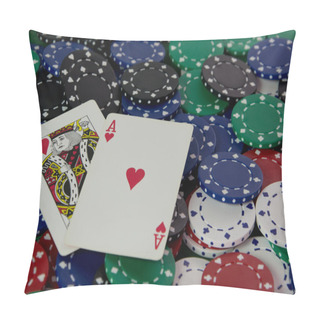 Personality  Ace King Of Hearts Pillow Covers