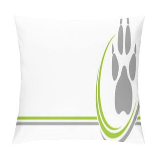 Personality  Dog Paw, Wolf Paw, Paw, Background Pillow Covers