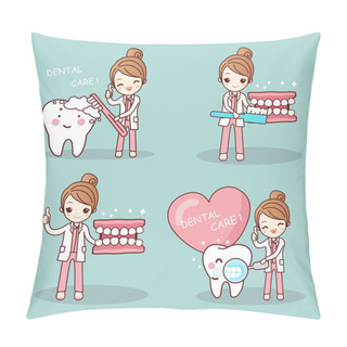 Personality  Dentist And Tooth Pillow Covers