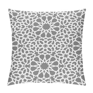 Personality  Islamic Pattern . Seamless Arabic Geometric Pattern, East Ornament, Indian Ornament, Persian Motif, 3D. Endless Texture Can Be Used For Wallpaper, Pattern Fills, Web Page Background . Pillow Covers