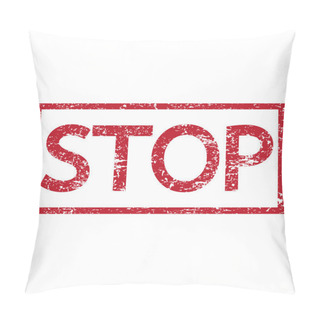 Personality  Stamps Word Stop Pillow Covers