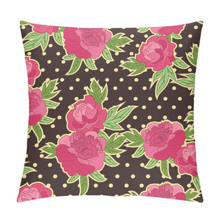 Personality  Flower Retro Background Pillow Covers