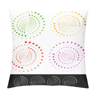 Personality  Stylish Dotted Design Elements, Motifs Pillow Covers