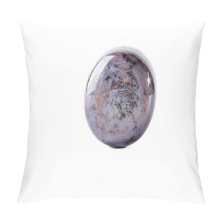 Personality  Macro Of Mineral Corundum Ruby Sapphire On White Background Close Up Pillow Covers