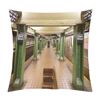 Personality  Clark Street Subway Station - Brooklyn, New York Pillow Covers