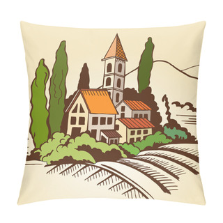 Personality  House Mountains Pillow Covers