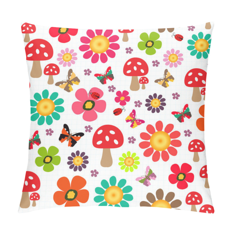 Personality  Happy spring pattern pillow covers