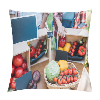 Personality  Farmers Selling Vegetables    Pillow Covers